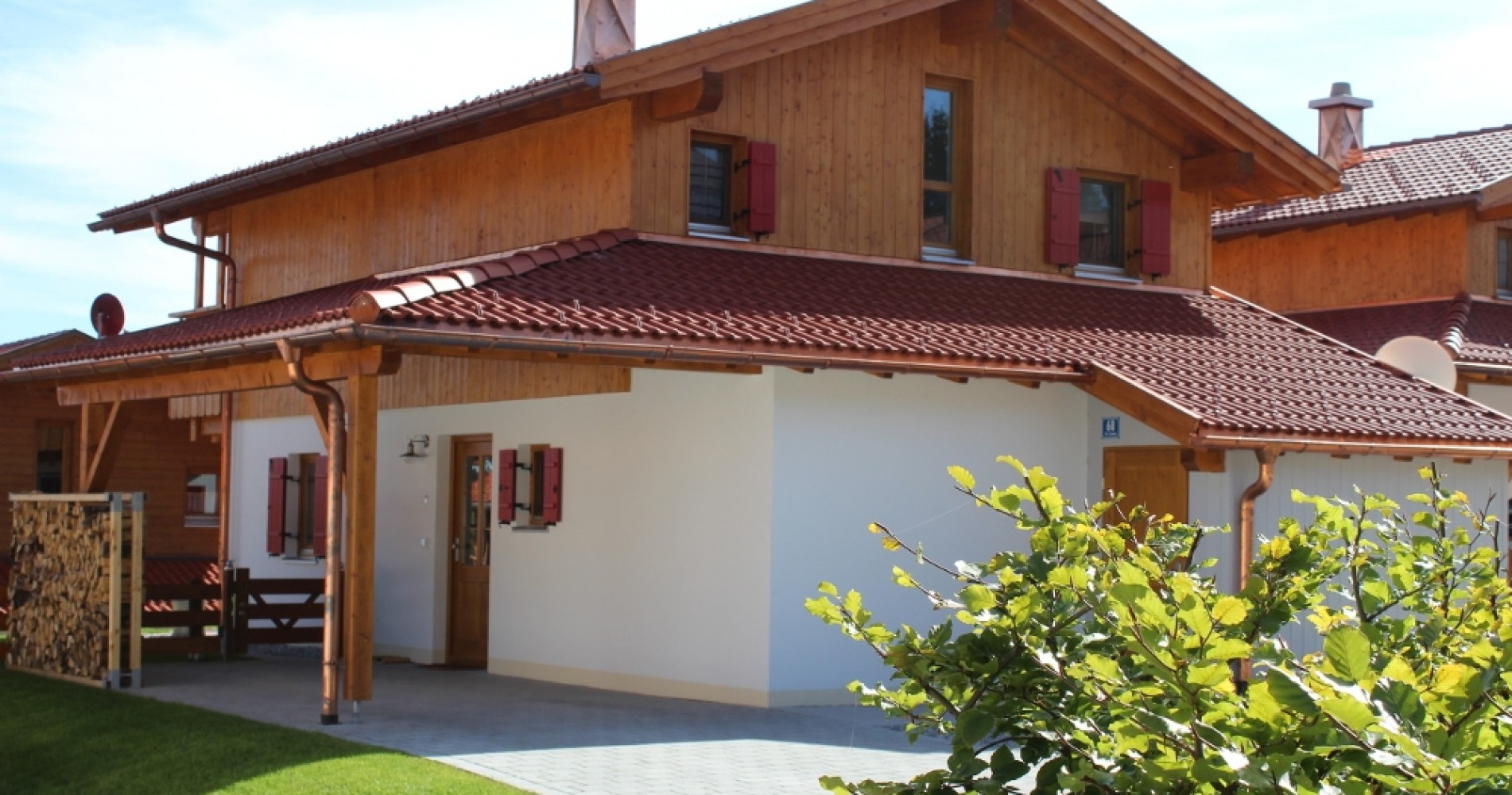 Ferienhaus Allgäu Via Claudia mit Carport